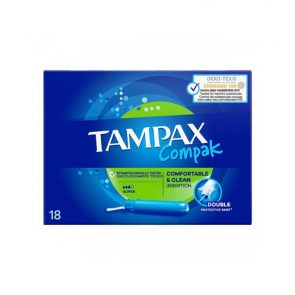 تامپون تامپکس بسته 18 عددی مدل Tampax Compak Super_638b9a35a9ada.jpeg